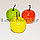 Искусственное яблоко ранетка декоративная муляж маленькая цена за одну 6х5 см в ассортименте, фото 4
