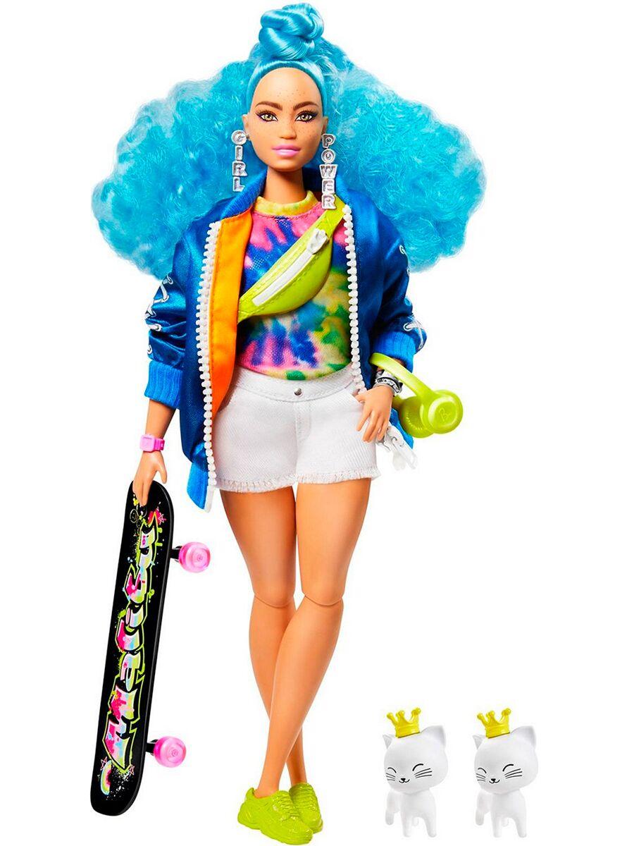 Кукла Barbie Extra с голубыми волосами 1224294