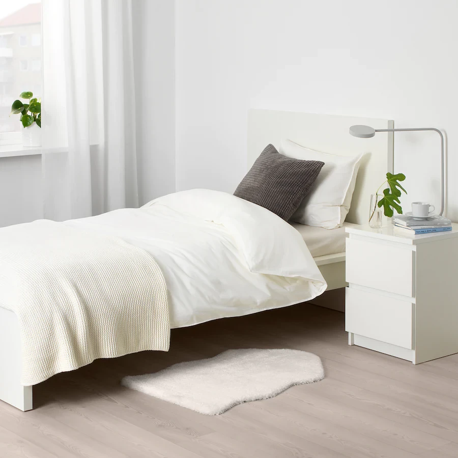 Ковер ТОФТЛУНД белый 55x85 см ИКЕА, IKEA - фото 3 - id-p94468866