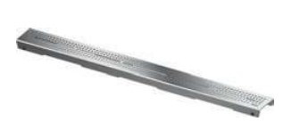 Решетка TECEdrainlinе quadratum для слива из нержавеющей стали, прямая, фото 1