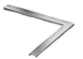 Решетка TECEdrainlinе basic для слива из нержавеющей стали, угловая, фото 1