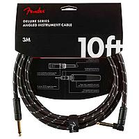 Инструментальный кабель Jack-Jack 3 м Fender Deluxe Series Straight/Angle 10' Black Tweed
