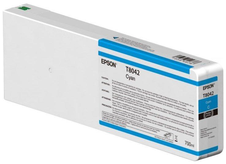 Картридж Epson T8042 Ultrachrome HDX Cyan для SureColor SC-P6000/SC-P7000/SC-P8000 C13T804200