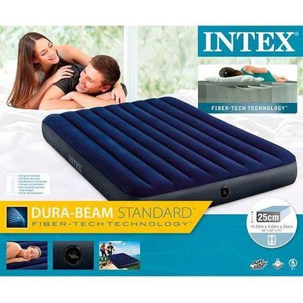 Матрас надувной INTEX Classic Downy Airbed (64759, 152х203х25 см), фото 2