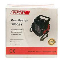 Тепловая пушка-вентилятор с керамическим элементом и терморегулятором VIPTEK (5,5 кВт {5500 Вт}), фото 4
