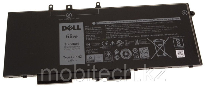 Аккумуляторы Dell GJKNX DY9NT 7.6v 8500mAh 68Wh Dell Latitude 5480 Dell Latitude 5580 батарея аккумулятор