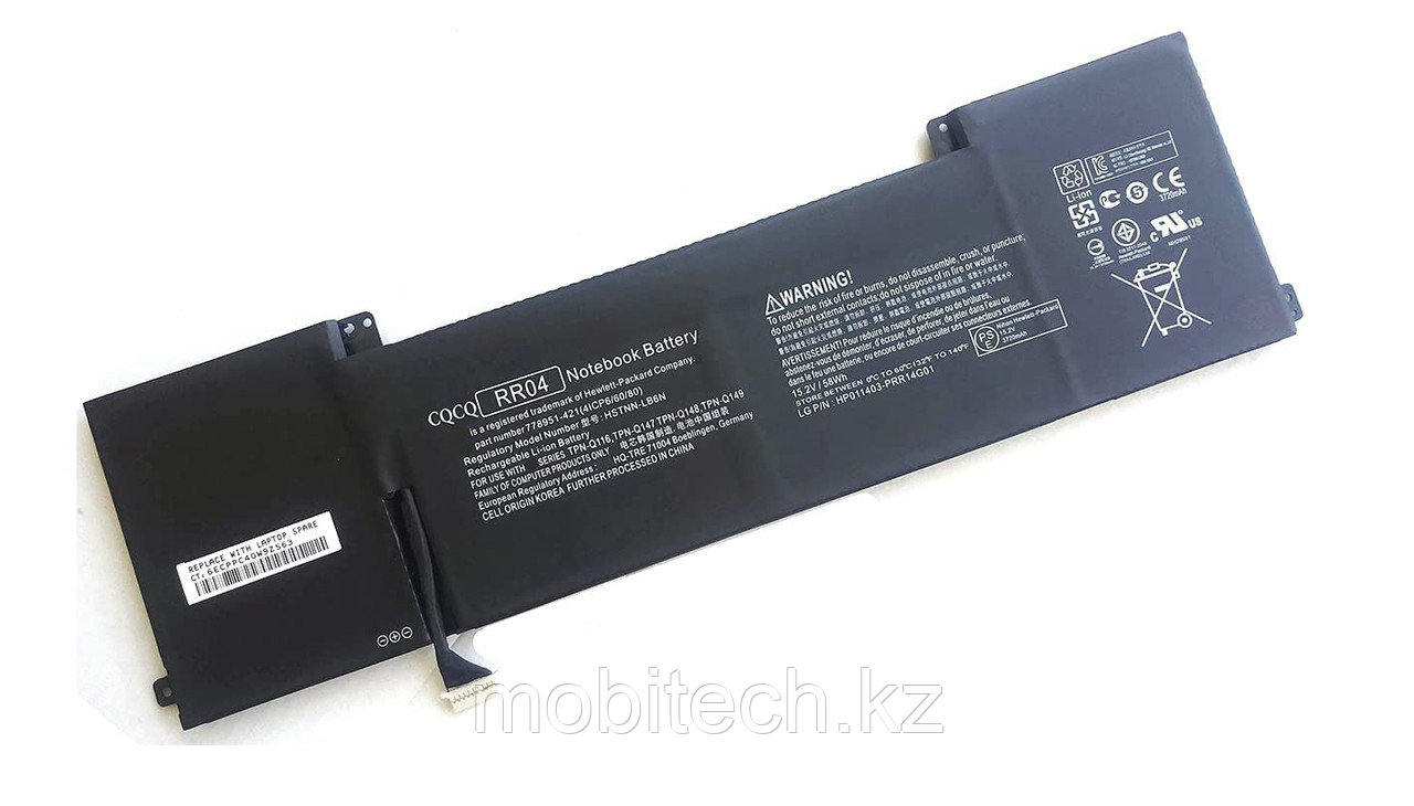 Аккумулятор HP RR04 15.2v 3720mAh 58Wh HP Omen 15-5000 батарея аккумулятор ORIGINAL