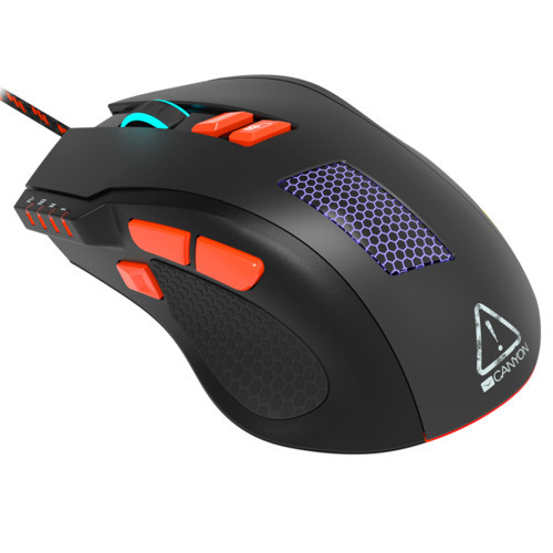 Мышь Canyon Wired Gaming Mouse with 8 programmable buttons, sunplus optical 6651 sensor - фото 1 - id-p94437247