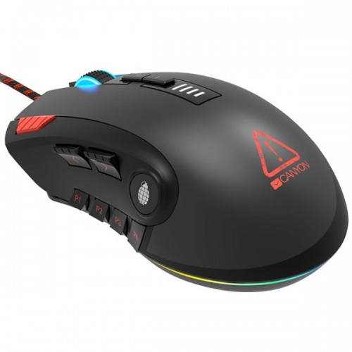 Мышь CANYON,Gaming Mouse with 12 programmable buttons, Sunplus 6662 optical sensor, 6 levels of DPI - фото 3 - id-p94437249