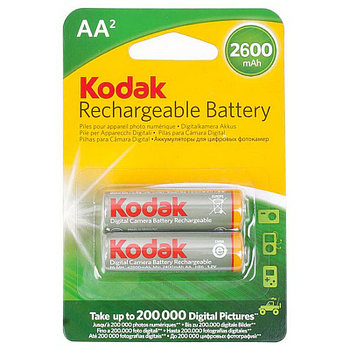 Аккумулятор Kodak_HR6/AA (2600 mAh) BL2 Pre-Charger, 1,2В. блистер, цена за  1 штуку
