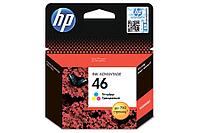 HP CZ638AE Tri-color Ink Advantage Cartridge №46 for DeskJet 2020hc/2520hc, up to 750 pages.