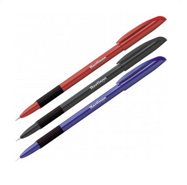 Ручка шариковая Berlingo "Metallic Pro", 0,7 мм, корпус ассорти, синяя