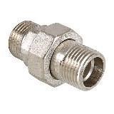 Сгон прямой нар.- нар. 3/4" "Valtec" (Никель)