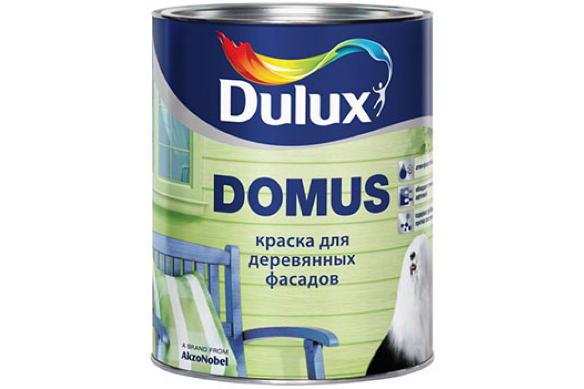 Краска Dulux DOMUS для деревянных фасадов полуглянцевая - фото 1 - id-p94480993