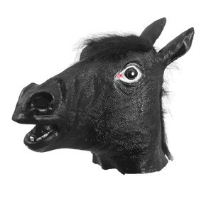 Маски Карнавальная маска «Лошадь», цвет черный