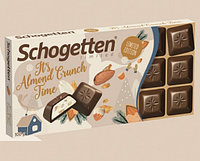 Шоколад Schogetten "it's time" almound crunch 100гр (15 шт. в упаковке)