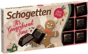 Шоколад Schogetten "it's time" Gingerbread 100гр (15 шт. в упаковке)