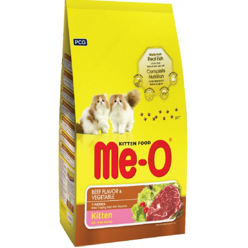 Me-О Сухой корм для котят со вкусом Говядина с овощами - фото 1 - id-p94482484