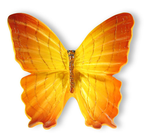 Мебельная ручка-бабочка Siro H041-42A9 (желтый) - фото 1 - id-p94482571