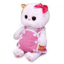 Мягкая игрушка Кошечка Ли-Ли Baby в розовом песочнике 20 см - фото 1 - id-p94415090