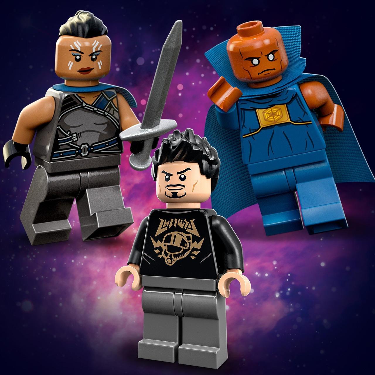 76194 Lego Marvel Железный Человек Тони Старка на Сакааре, Лего Супергерои Marvel - фото 5 - id-p94481862