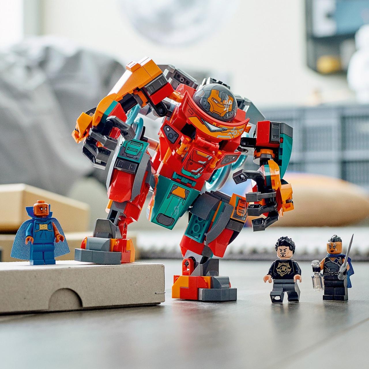 76194 Lego Marvel Железный Человек Тони Старка на Сакааре, Лего Супергерои Marvel - фото 7 - id-p94481862