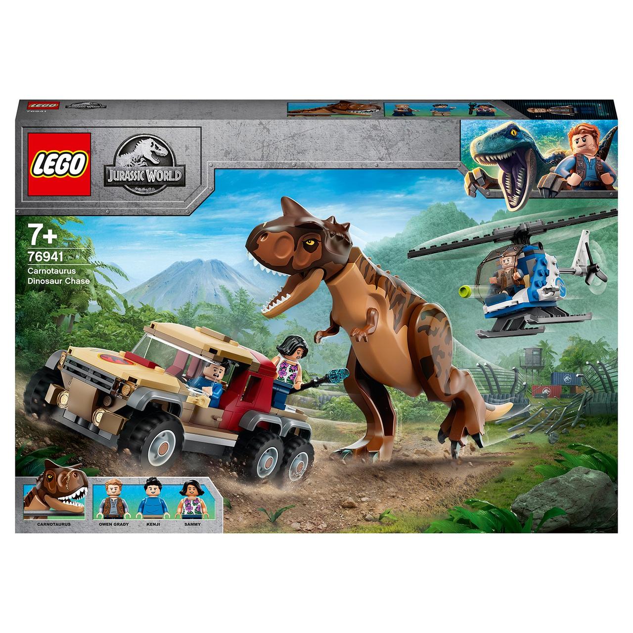 76941 Lego Jurassic World Погоня за карнотавром, Лего Мир Юрского периода