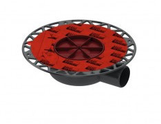 Сифон горизонтальный DN 50 для террас и балконов, фото 1