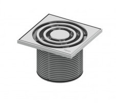 Декоративная решетка TECEdrainpoint S 150 мм в пластиковой рамке с монтажным элементом, фото 1