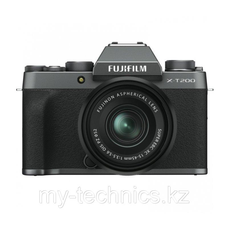 Фотоаппарат Fujifilm X-T200 kit XC 15-45mm f/3.5-5.6 OIS PZ Dark Silver