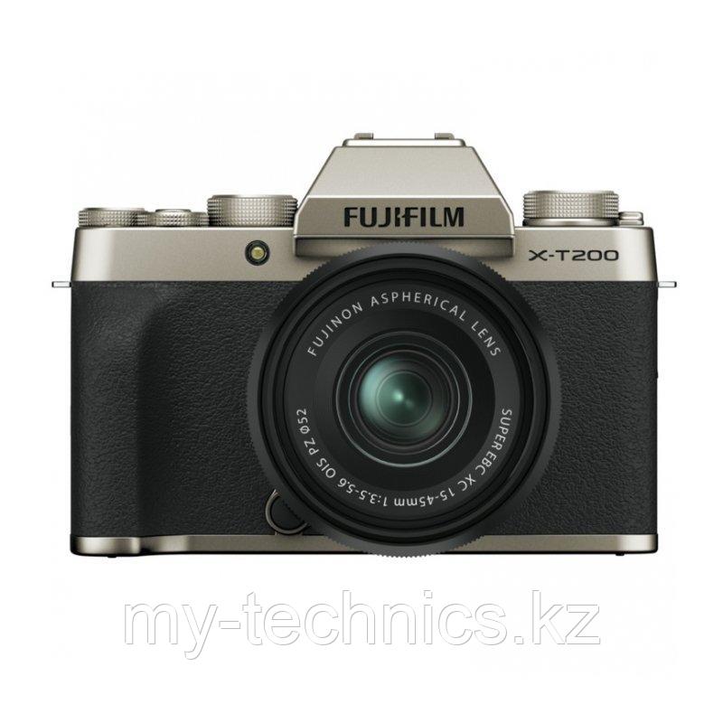 Фотоаппарат Fujifilm X-T200 kit XC 15-45mm f/3.5-5.6 OIS PZ Gold