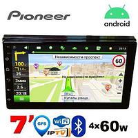 Мультимедийно-навигационная Android-система Pioneer SlimHD {7″, 2DIN, BT, Wi-Fi, GPS, AVin, 4х60W} (2/32 GB)