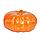 Искусственная тыква декоративная муляж средняя оранжевая 12х17,5 см, фото 10