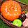 Искусственная тыква декоративная муляж средняя оранжевая 12х17,5 см, фото 6