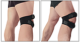 Фиксатор коленного сустава с двойной фиксацией, коленный ремешок надколенника для снятия боли., фото 4