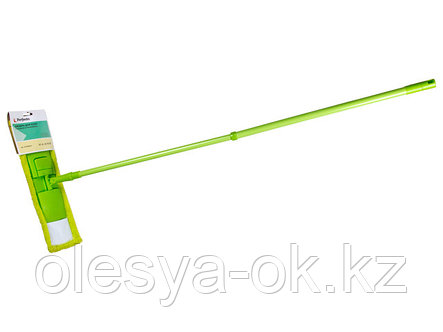Швабра телескоп. ручка 64-110 см с насадкой из микрофибры Solid, зеленая, PERFECTO LINEA, фото 2