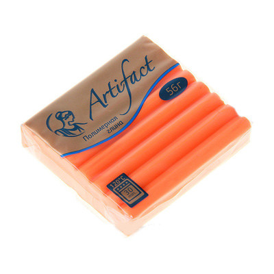 Пластика Artifact, флюоресцентный оранжевый 56 гр. - фото 1 - id-p94502940