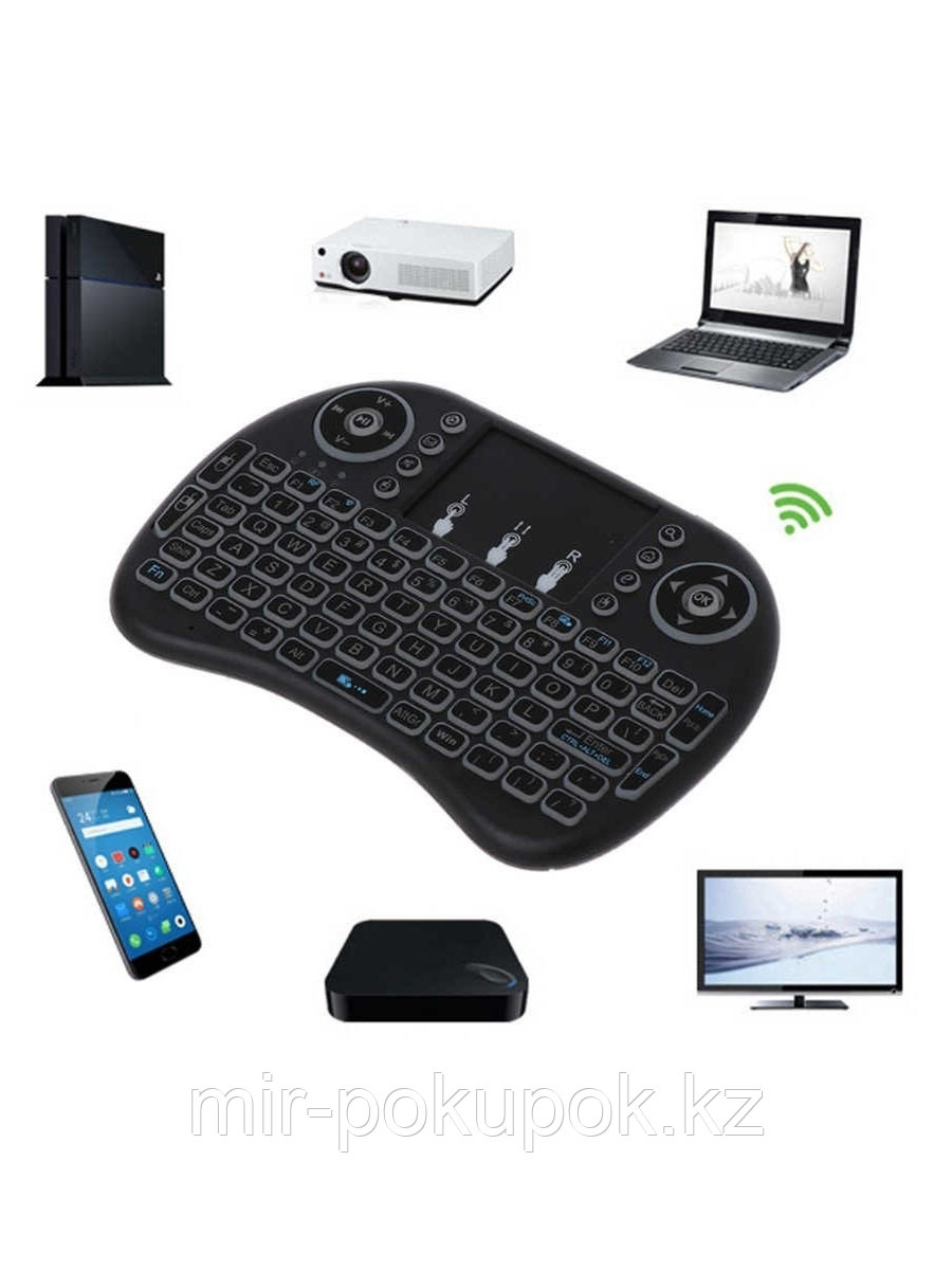 Беспроводная мини клавиатура для Smart TV, смартфона, компьютера - фото 3 - id-p94503583