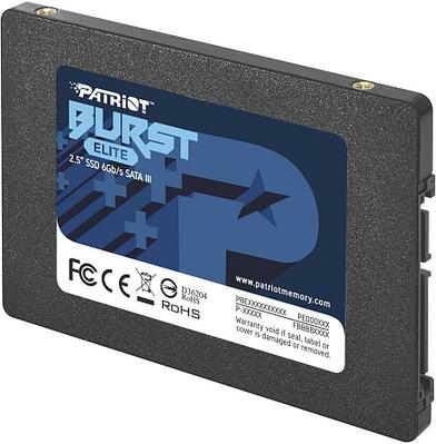 Накопитель SSD 2.5" SATA III Patriot 120GB BURST ELITE 450/320 PBE120GS25SSDR