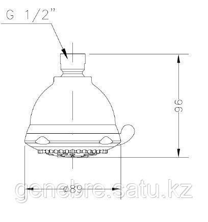 Лейка для душа Genebre - фото 2 - id-p75735444