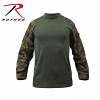 Рубашка ROTHCO MILITARY COMBAT (Woodland Digital Camo), размер S