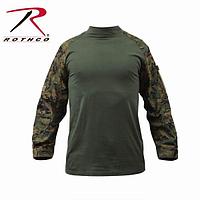 Рубашка ROTHCO MILITARY COMBAT (Woodland Digital Camo), размер XL