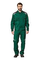 Куртка рабочая мужская летняя "Алатау" цвет зеленый/черный