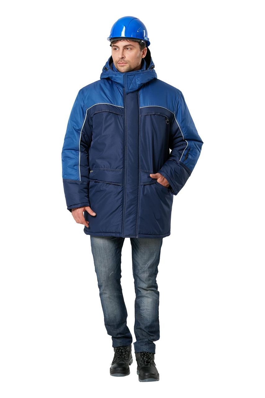 Куртка рабочая мужская зимняя "Фристайл" цвет темно-синий/индиго