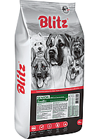 Сухой корм для собак всех пород старше 7 лет Blitz Adult Sensitive Senior с индейкой