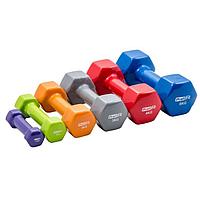 Гантель в виниловой оболочке PROFI-FIT (вес в ассортименте) (5 кг)