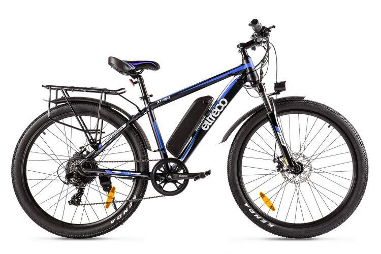Велогибрид Eltreco XT 850 NEW (Черно-синий) - фото 1 - id-p74111689