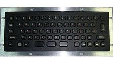 Металлическая антивандальная клавиатура TG-PC-mini-BL арт. ТчБ24256