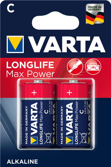Батарейка Varta C  LR14  Longlife Max Power