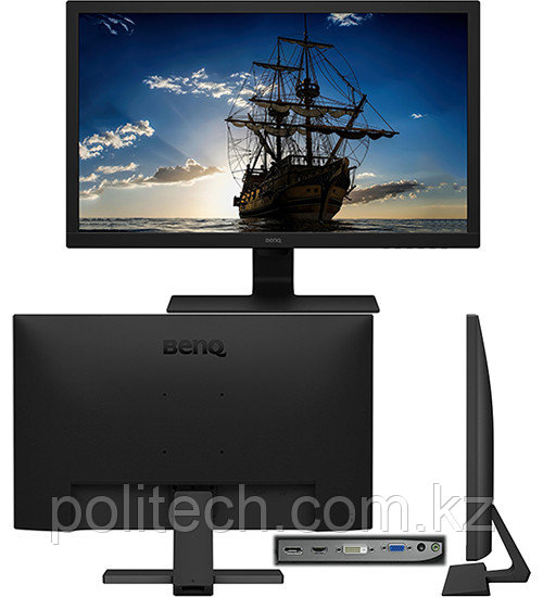 LCD 27" Benq GL2780E, 1920x1080 (LED) 76Hz, 1ms, 250 cd/m2, 1000:1, DP/HDMI/DP/VGA